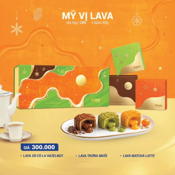 Hộp Bánh Trung Thu KIDO Mỹ Vị Lava